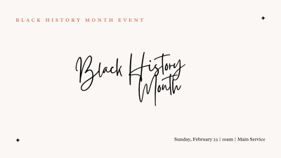 Black History Program
