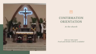 Confirmation Orientation